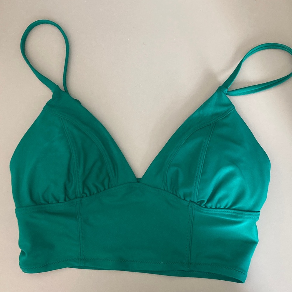 Aerie green bikini top